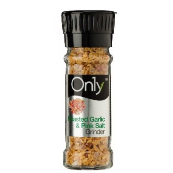 Only Roasted Garlic and pink salt grinder 35g